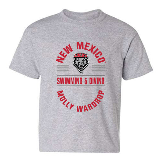 New Mexico - NCAA Women's Swimming & Diving : Molly Wardrop - Classic Fashion Shersey Youth T-Shirt-0