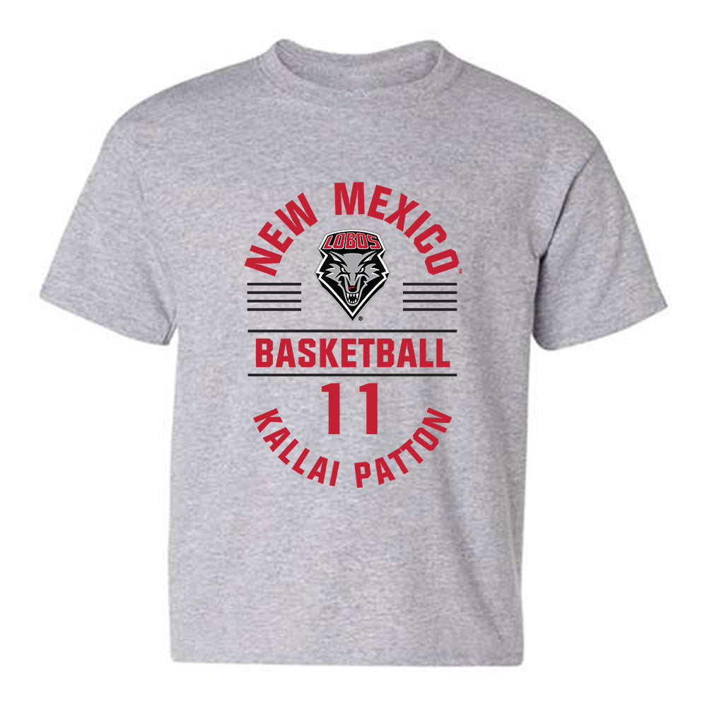 New Mexico - NCAA Men's Basketball : Kallai Patton - Classic Fashion Shersey Youth T-Shirt-0