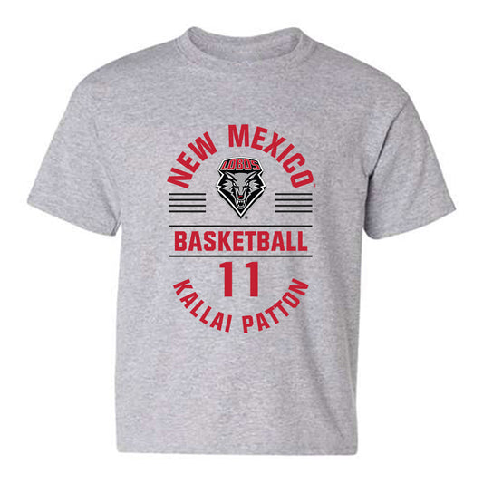 New Mexico - NCAA Men's Basketball : Kallai Patton - Classic Fashion Shersey Youth T-Shirt-0