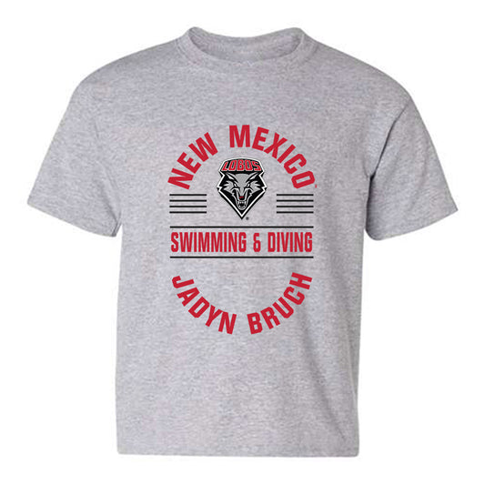 New Mexico - NCAA Women's Swimming & Diving : Jadyn Bruch - Classic Fashion Shersey Youth T-Shirt-0