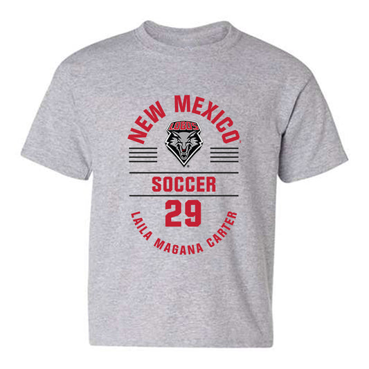 New Mexico - NCAA Women's Soccer : Laila Magana Carter - Classic Fashion Shersey Youth T-Shirt-0