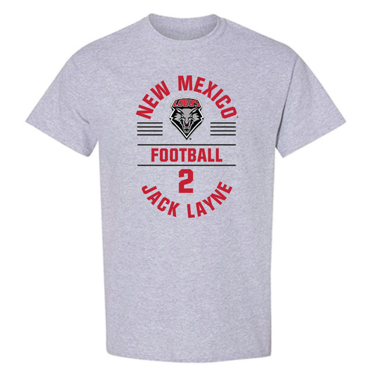 New Mexico - NCAA Football : Jack Layne - Classic Fashion Shersey T-Shirt-0