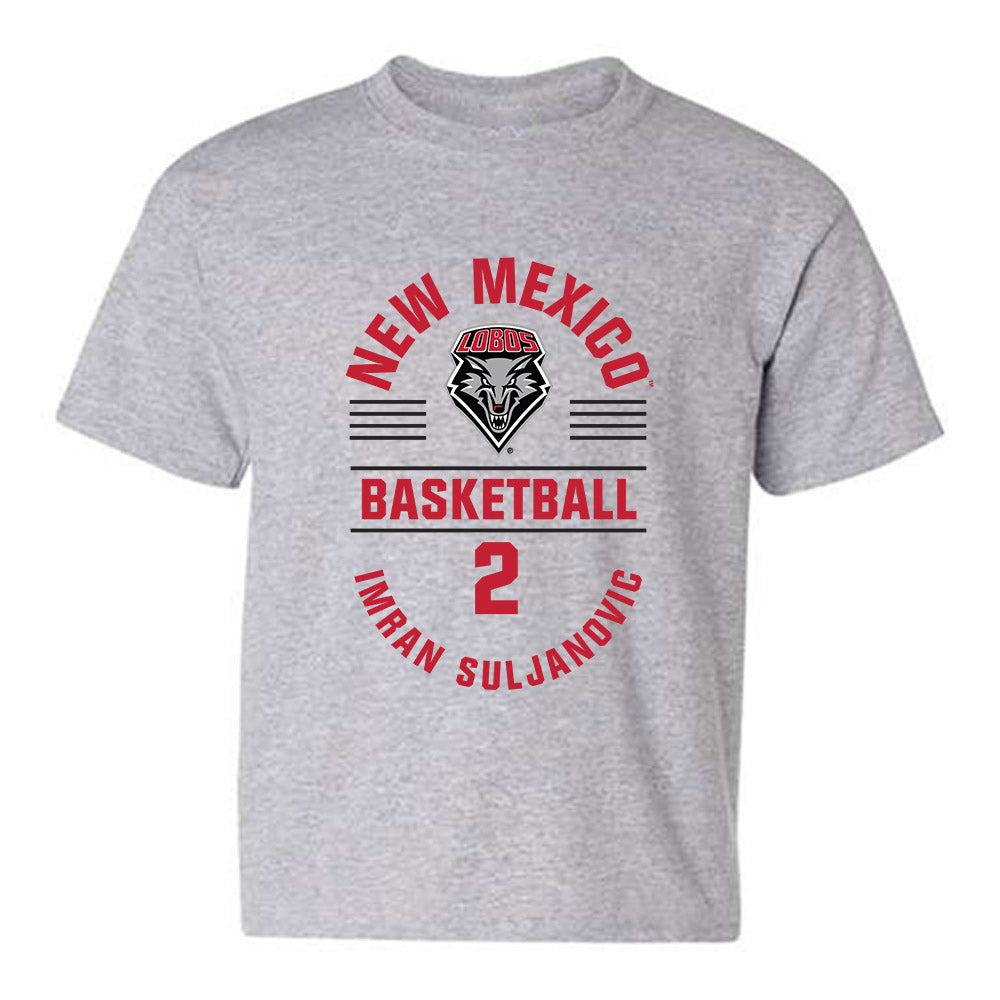 New Mexico - NCAA Men's Basketball : Imran Suljanovic - Classic Fashion Shersey Youth T-Shirt-0