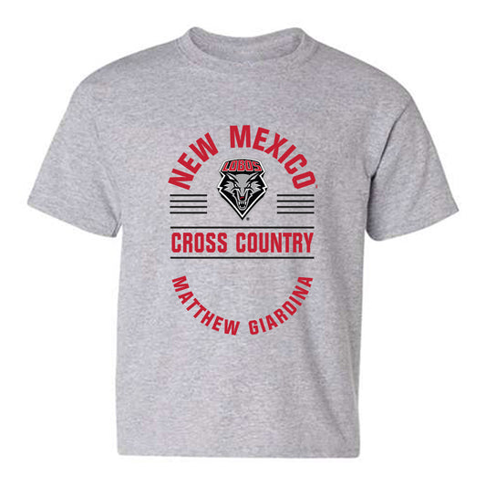 New Mexico - NCAA Men's Cross Country : Matthew Giardina - Classic Fashion Shersey Youth T-Shirt-0