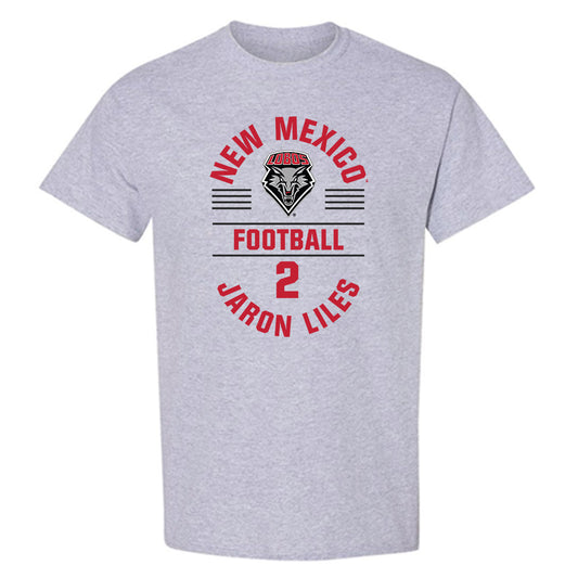 New Mexico - NCAA Football : Jaron Liles - Classic Fashion Shersey T-Shirt-0