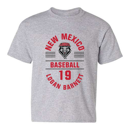 New Mexico - NCAA Baseball : Logan Barnett - Classic Fashion Shersey Youth T-Shirt-0