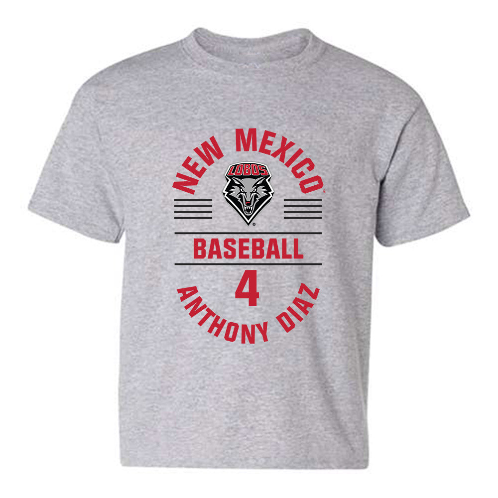 New Mexico - NCAA Baseball : Anthony Diaz - Classic Fashion Shersey Youth T-Shirt-0