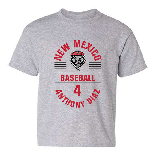 New Mexico - NCAA Baseball : Anthony Diaz - Classic Fashion Shersey Youth T-Shirt-0