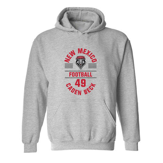New Mexico - NCAA Football : Caden Beck - Classic Fashion Shersey Hooded Sweatshirt-0