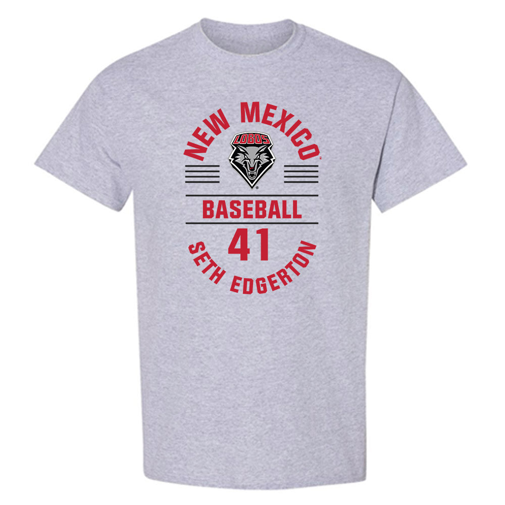 New Mexico - NCAA Baseball : Seth Edgerton - Classic Fashion Shersey T-Shirt-0