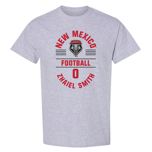 New Mexico - NCAA Football : Zhaiel Smith - Classic Fashion Shersey T-Shirt-0