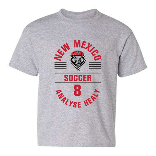 New Mexico - NCAA Women's Soccer : Analyse Healy - Classic Fashion Shersey Youth T-Shirt-0