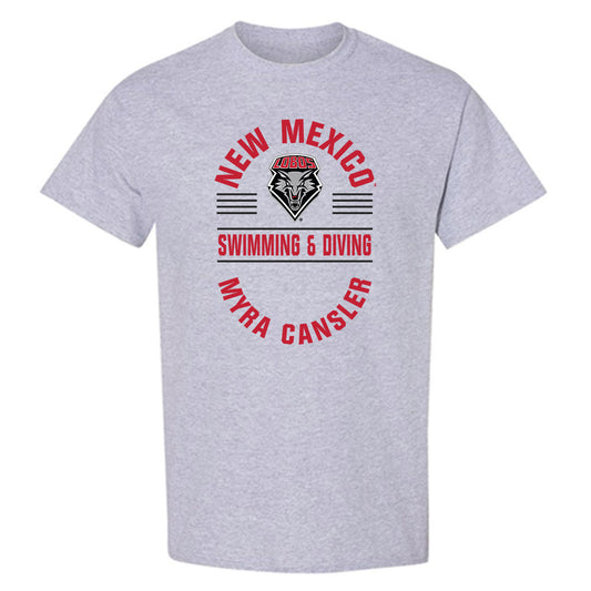 New Mexico - NCAA Women's Swimming & Diving : Myra Cansler - Classic Fashion Shersey T-Shirt-0