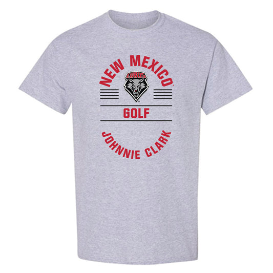 New Mexico - NCAA Men's Golf : Johnnie Clark - Classic Fashion Shersey T-Shirt-0