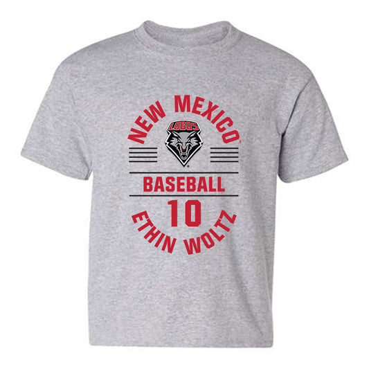 New Mexico - NCAA Baseball : Ethin Woltz - Classic Fashion Shersey Youth T-Shirt-0