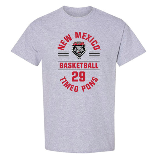 New Mexico - NCAA Men's Basketball : Timeo Pons - Classic Fashion Shersey T-Shirt-0