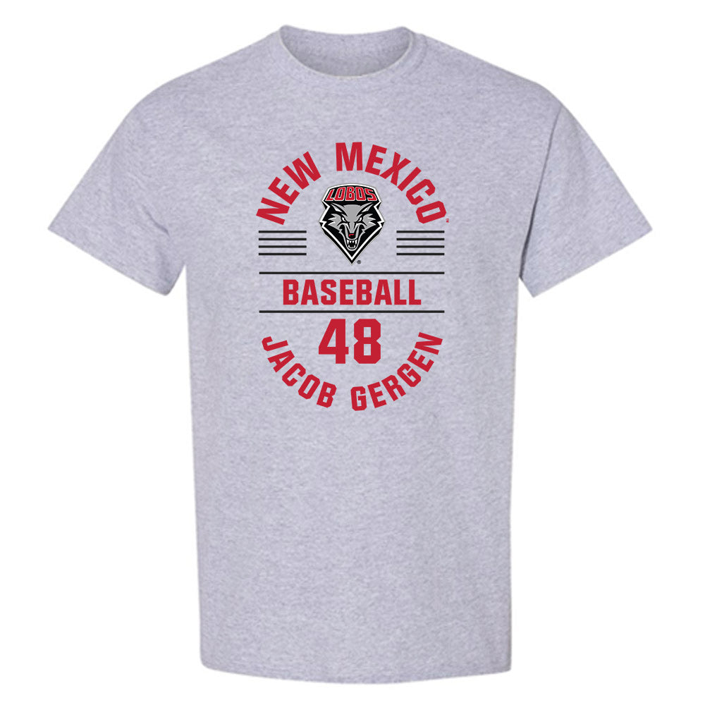 New Mexico - NCAA Baseball : Jacob Gergen - Classic Fashion Shersey T-Shirt-0