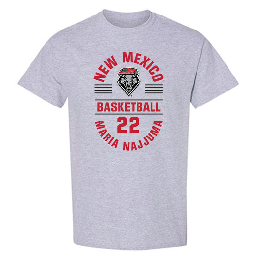 New Mexico - NCAA Women's Basketball : Maria Najjuma - Classic Fashion Shersey T-Shirt-0