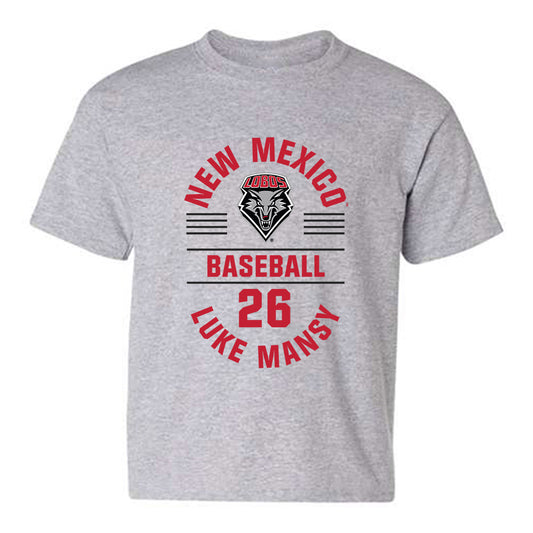 New Mexico - NCAA Baseball : Luke Mansy - Classic Fashion Shersey Youth T-Shirt-0