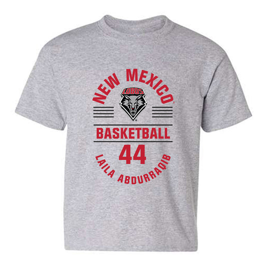 New Mexico - NCAA Women's Basketball : Laila Abdurraqib - Classic Fashion Shersey Youth T-Shirt-0
