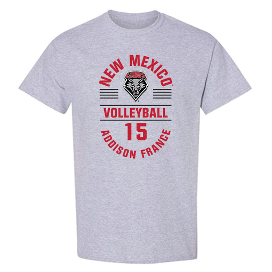 New Mexico - NCAA Women's Volleyball : Addison France - Classic Fashion Shersey T-Shirt-0