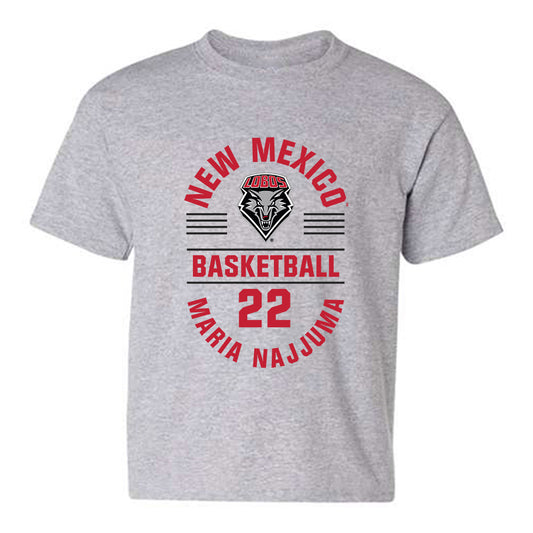 New Mexico - NCAA Women's Basketball : Maria Najjuma - Classic Fashion Shersey Youth T-Shirt-0