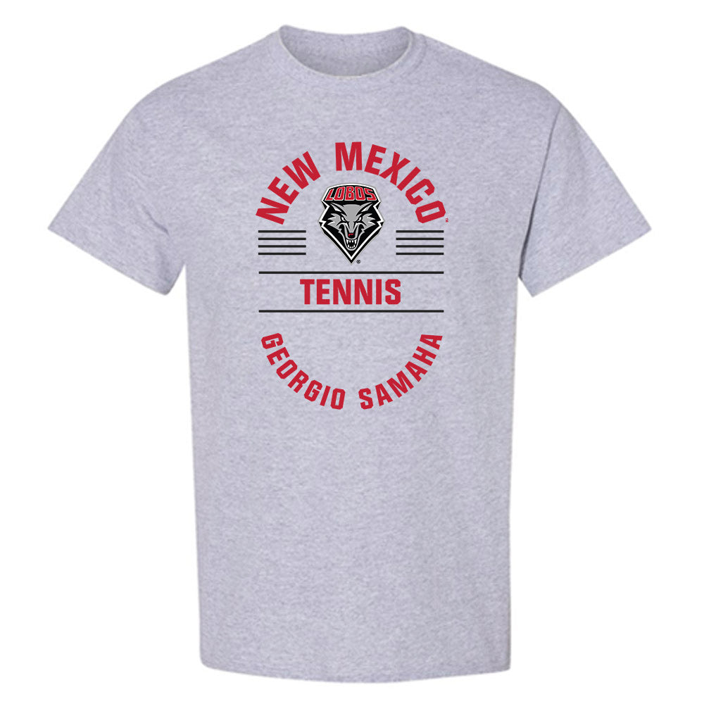 New Mexico - NCAA Men's Tennis : Georgio Samaha - Classic Fashion Shersey T-Shirt-0