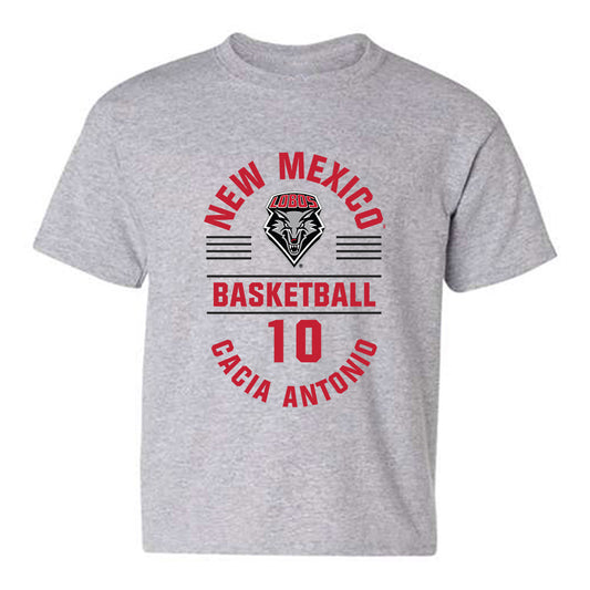 New Mexico - NCAA Women's Basketball : Cacia Antonio - Classic Fashion Shersey Youth T-Shirt-0