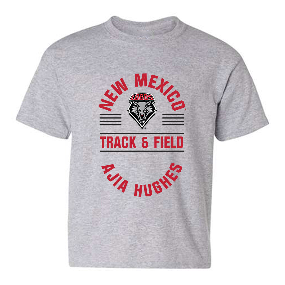 New Mexico - NCAA Women's Track & Field : Ajia Hughes - Classic Fashion Shersey Youth T-Shirt-0