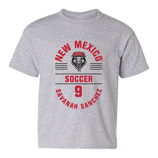 New Mexico - NCAA Women's Soccer : Savanah Sanchez - Classic Fashion Shersey Youth T-Shirt-0