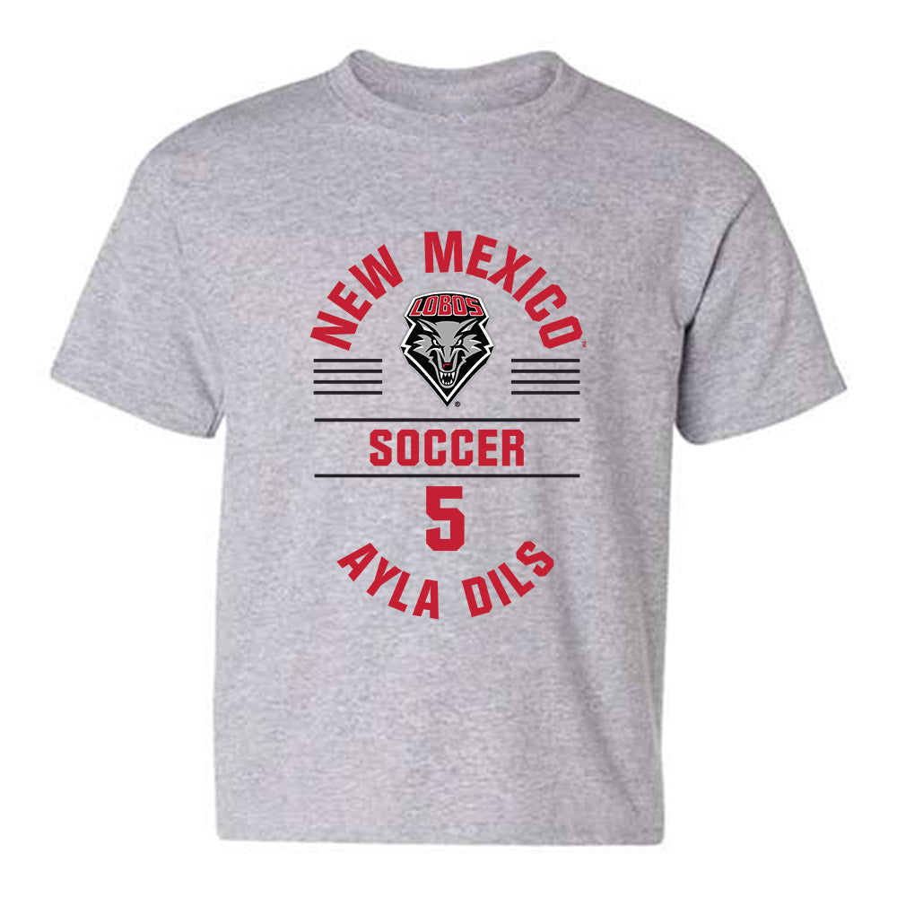 New Mexico - NCAA Women's Soccer : Ayla Dils - Classic Fashion Shersey Youth T-Shirt-0