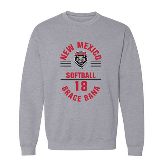 New Mexico - NCAA Softball : Grace Rana - Classic Fashion Shersey Crewneck Sweatshirt-0