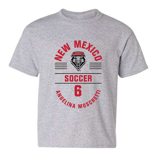 New Mexico - NCAA Women's Soccer : Angelina Moschetti - Classic Fashion Shersey Youth T-Shirt-0