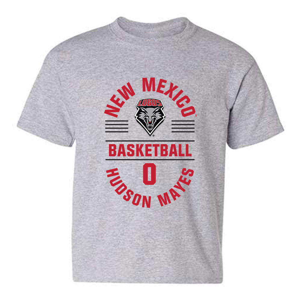 New Mexico - NCAA Men's Basketball : Hudson Mayes - Classic Fashion Shersey Youth T-Shirt-0
