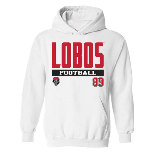 New Mexico - NCAA Football : Enrique Zatarain - Classic Fashion Shersey Hooded Sweatshirt-0