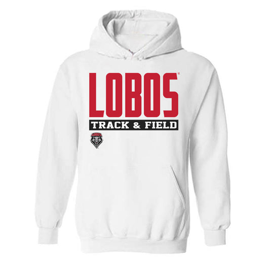New Mexico - NCAA Women's Track & Field : Maleah Goldie - Classic Fashion Shersey Hooded Sweatshirt-0