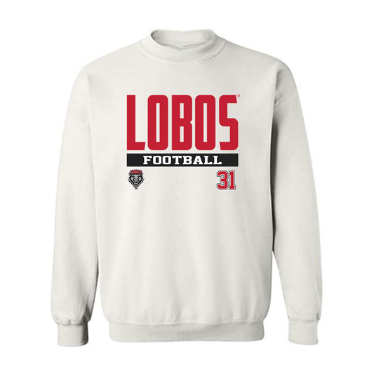 New Mexico - NCAA Football : Grant Glasgow - Classic Fashion Shersey Crewneck Sweatshirt-0