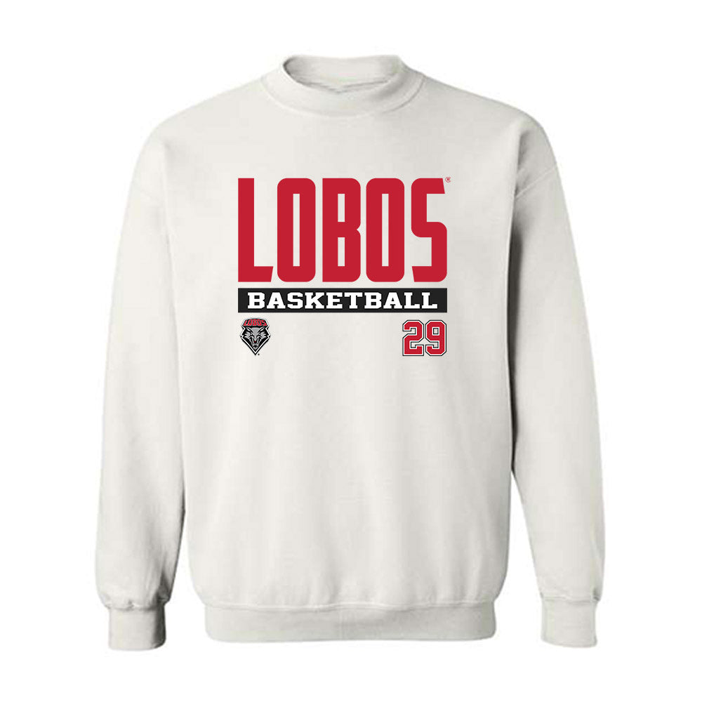 New Mexico - NCAA Men's Basketball : Timeo Pons - Classic Fashion Shersey Crewneck Sweatshirt-0