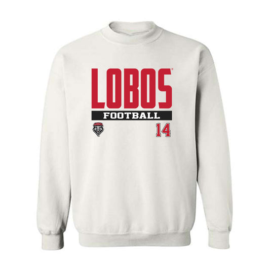 New Mexico - NCAA Football : DJ Darling - Classic Fashion Shersey Crewneck Sweatshirt-0