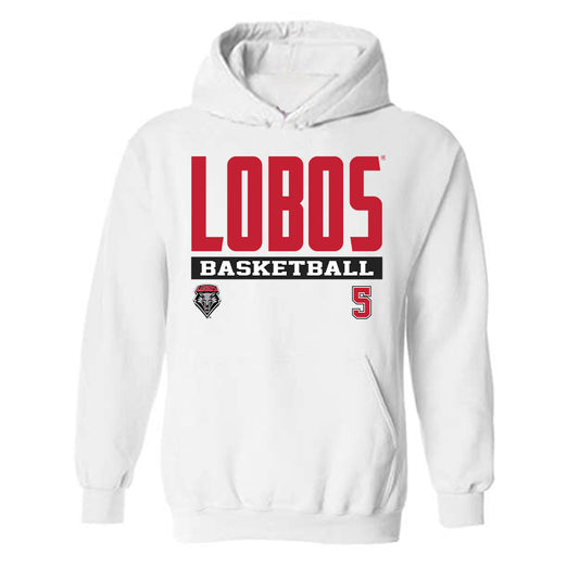 New Mexico - NCAA Women's Basketball : Kaia Foster - Classic Fashion Shersey Hooded Sweatshirt-0