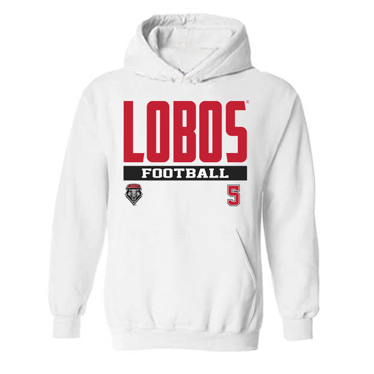 New Mexico - NCAA Football : Frankie Edwards III - Classic Fashion Shersey Hooded Sweatshirt-0