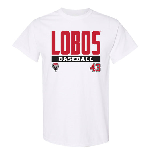 New Mexico - NCAA Baseball : Gene Trujillo - Classic Fashion Shersey T-Shirt-0
