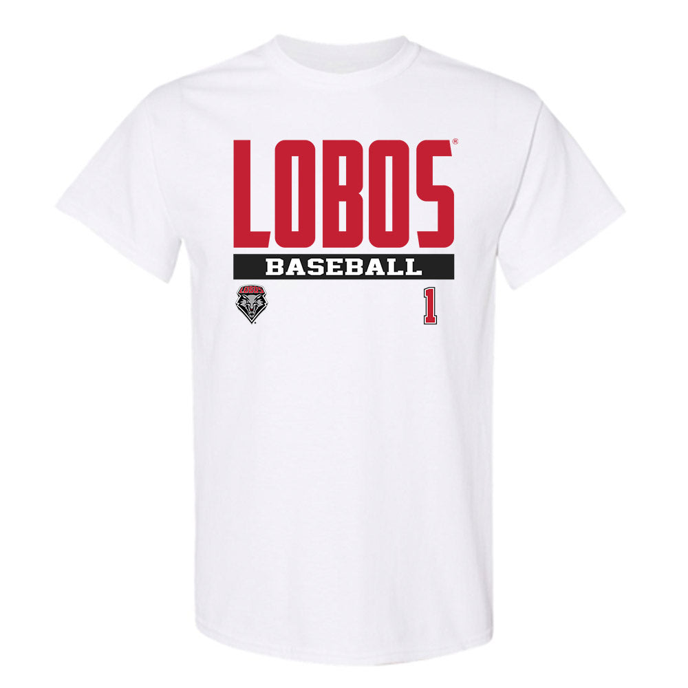 New Mexico - NCAA Baseball : Tristan Russell - Classic Fashion Shersey T-Shirt-0