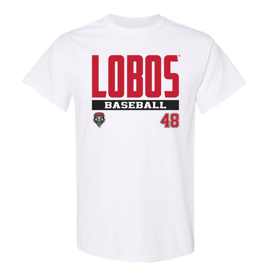 New Mexico - NCAA Baseball : Jacob Gergen - Classic Fashion Shersey T-Shirt-0