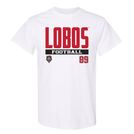 New Mexico - NCAA Football : Enrique Zatarain - Classic Fashion Shersey T-Shirt-0