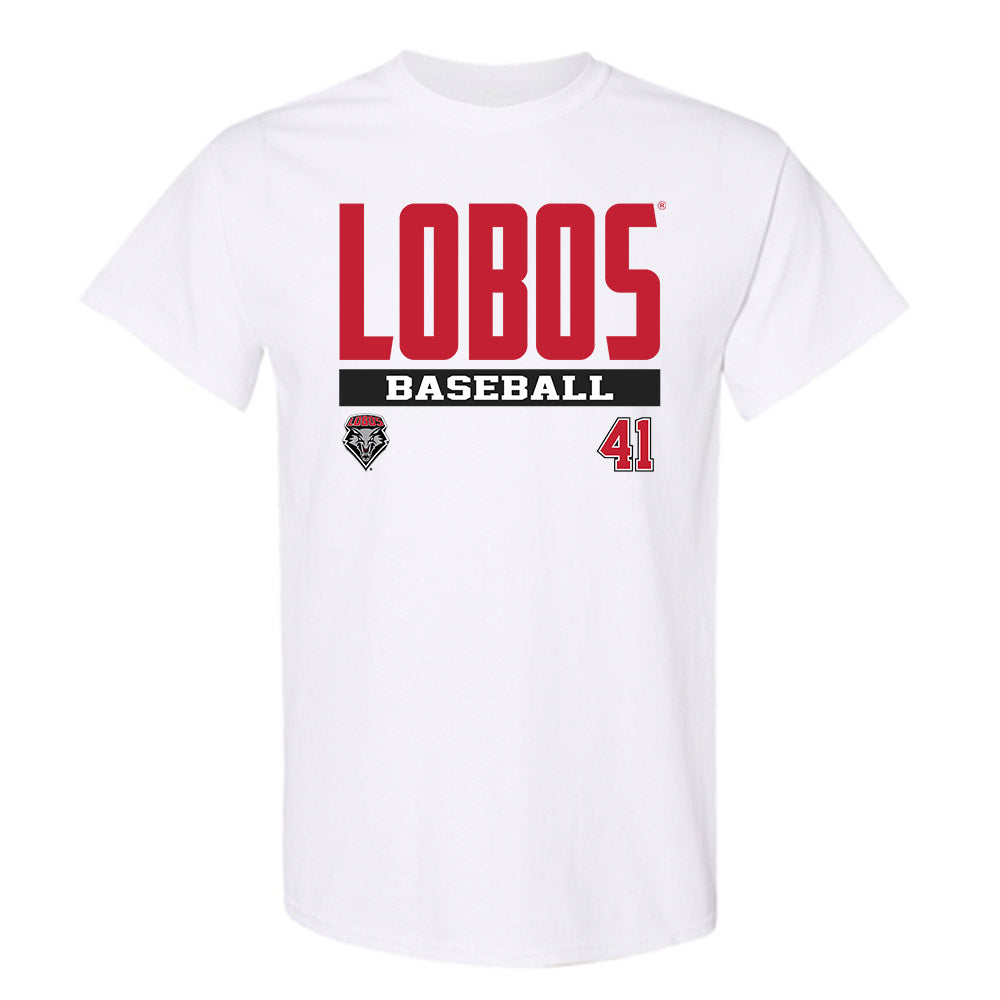 New Mexico - NCAA Baseball : Seth Edgerton - Classic Fashion Shersey T-Shirt-0