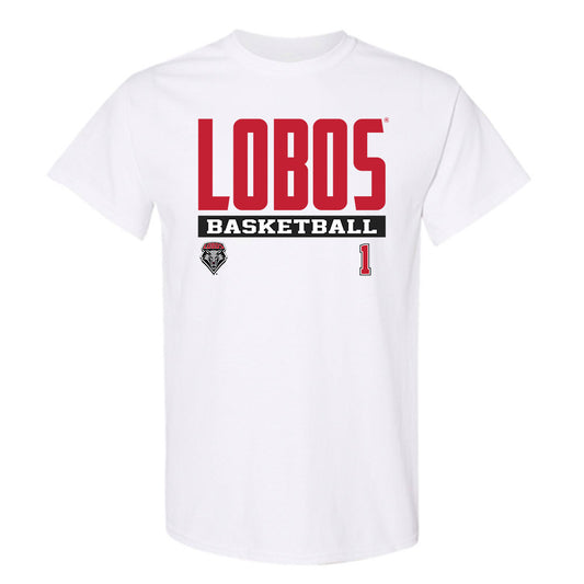 New Mexico - NCAA Men's Basketball : Uriah Tenette - Classic Fashion Shersey T-Shirt-0
