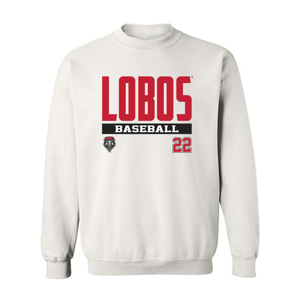 New Mexico - NCAA Baseball : Seth Lee - Classic Fashion Shersey Crewneck Sweatshirt-0