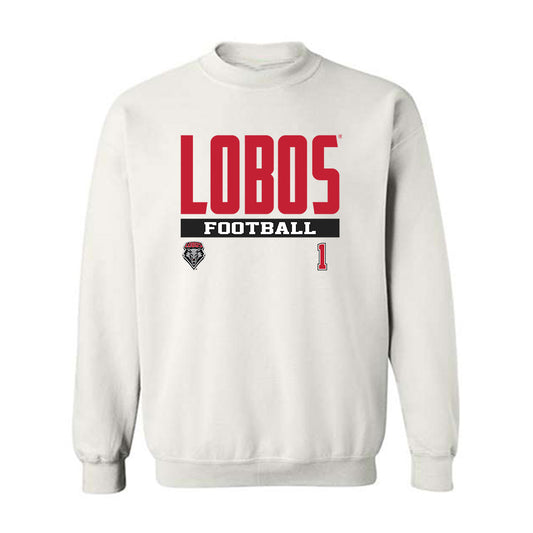 New Mexico - NCAA Football : Jahmir Torres - Classic Fashion Shersey Crewneck Sweatshirt-0