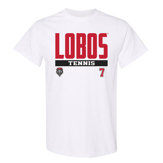 New Mexico - NCAA Men's Tennis : Nicolas Recoura - Classic Fashion Shersey T-Shirt-0